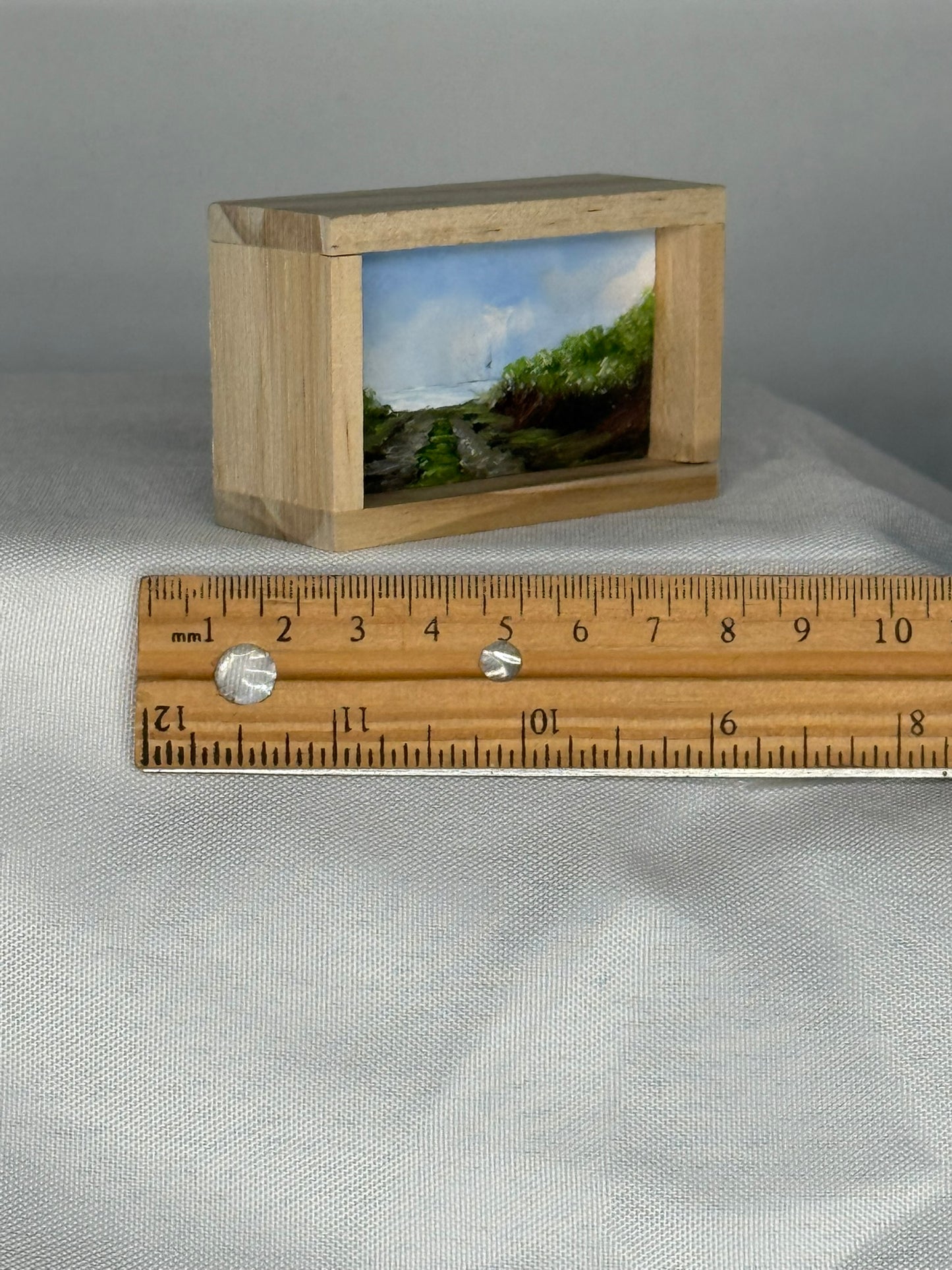 Mini Wood Block Painting #40