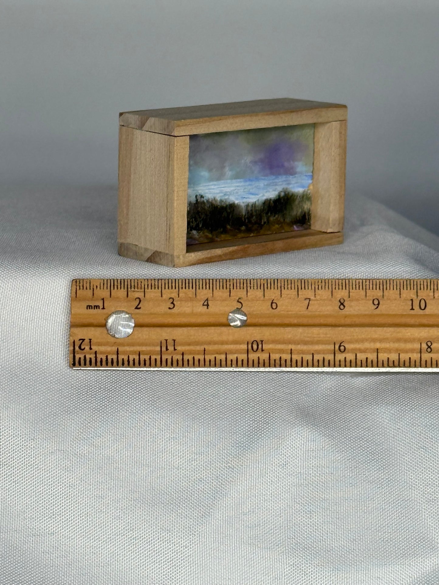 Mini Wood Block Painting #41