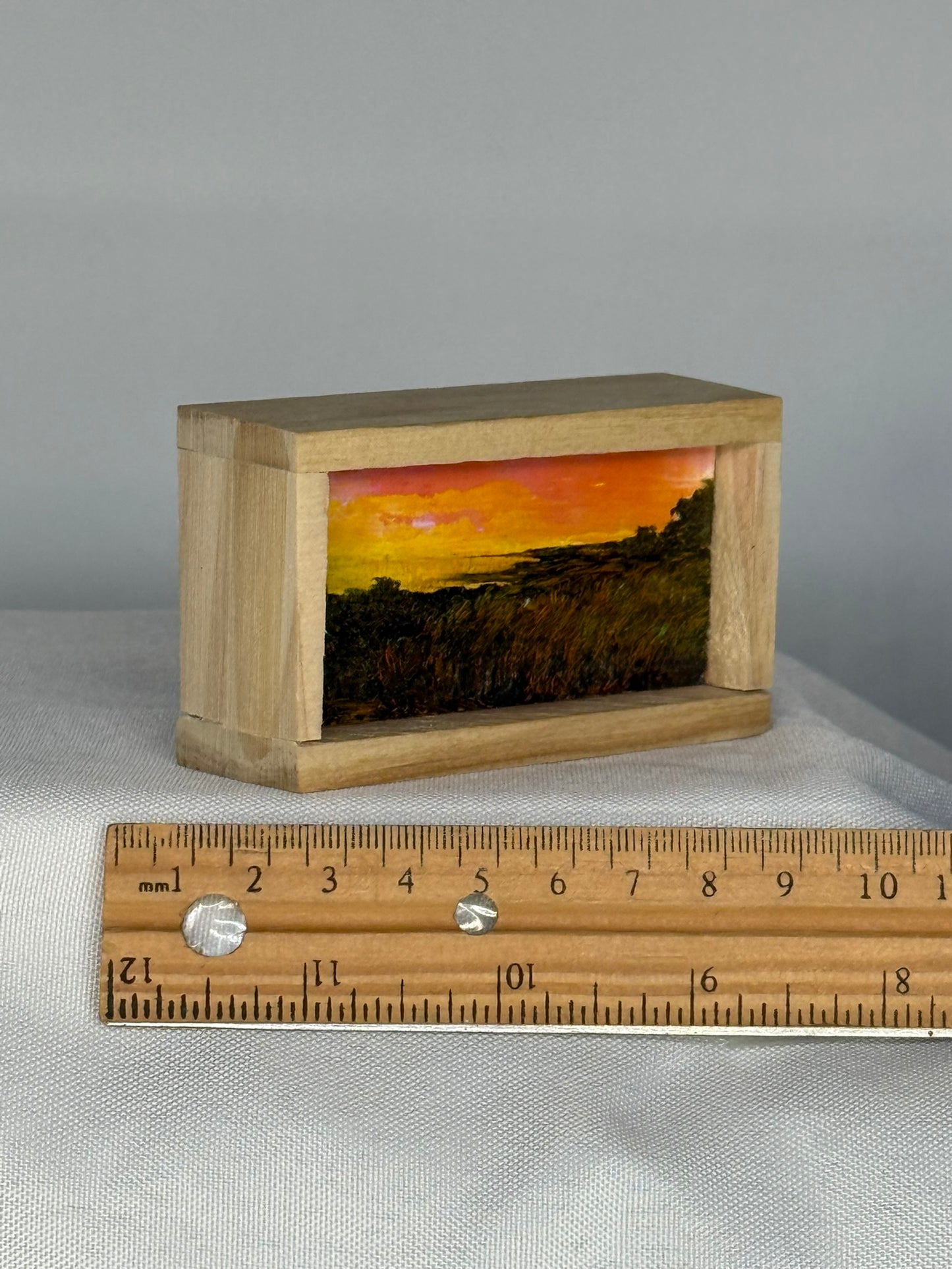 Mini Wood Block Painting #35