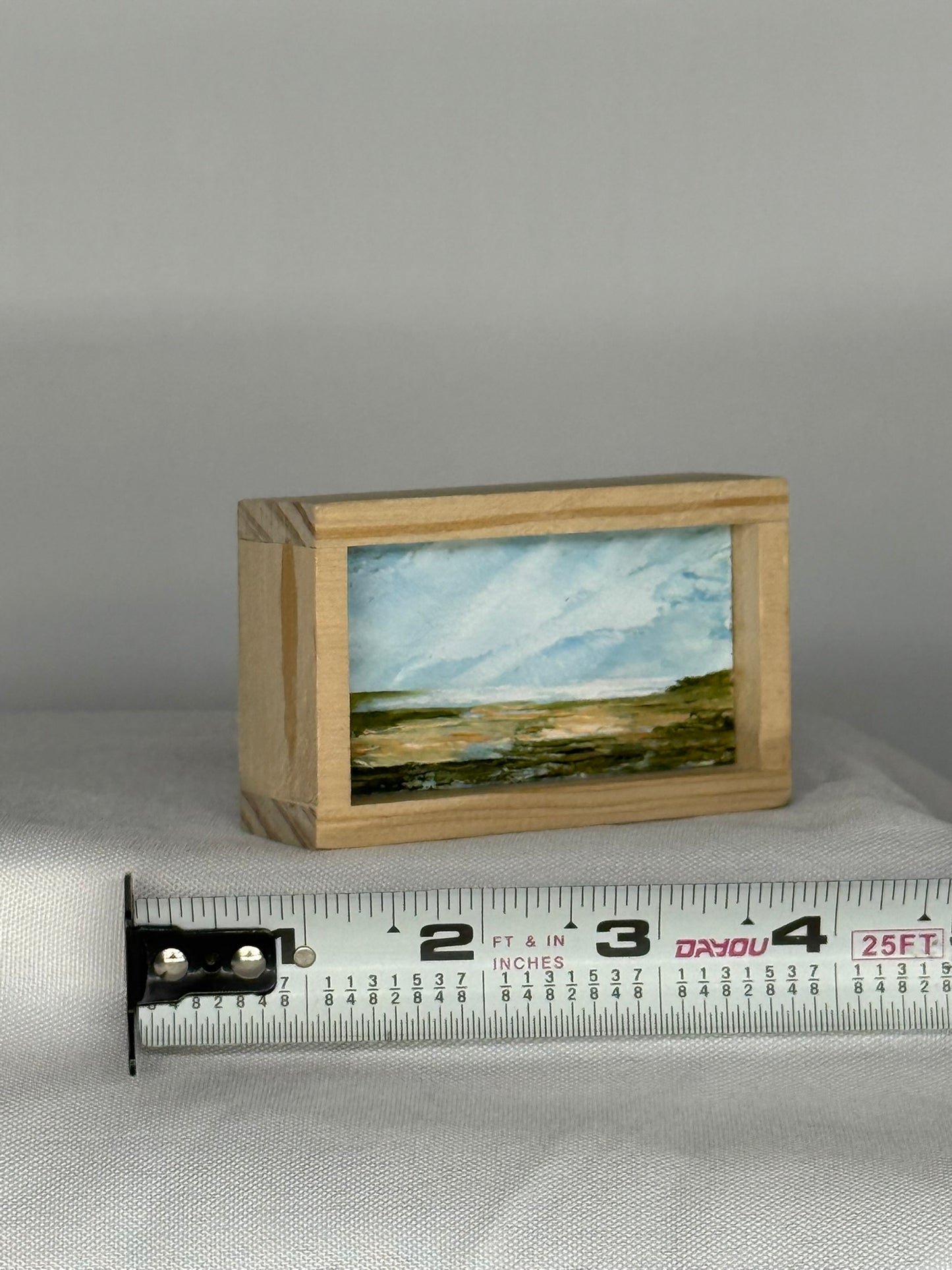 Mini Wood Block Painting #30