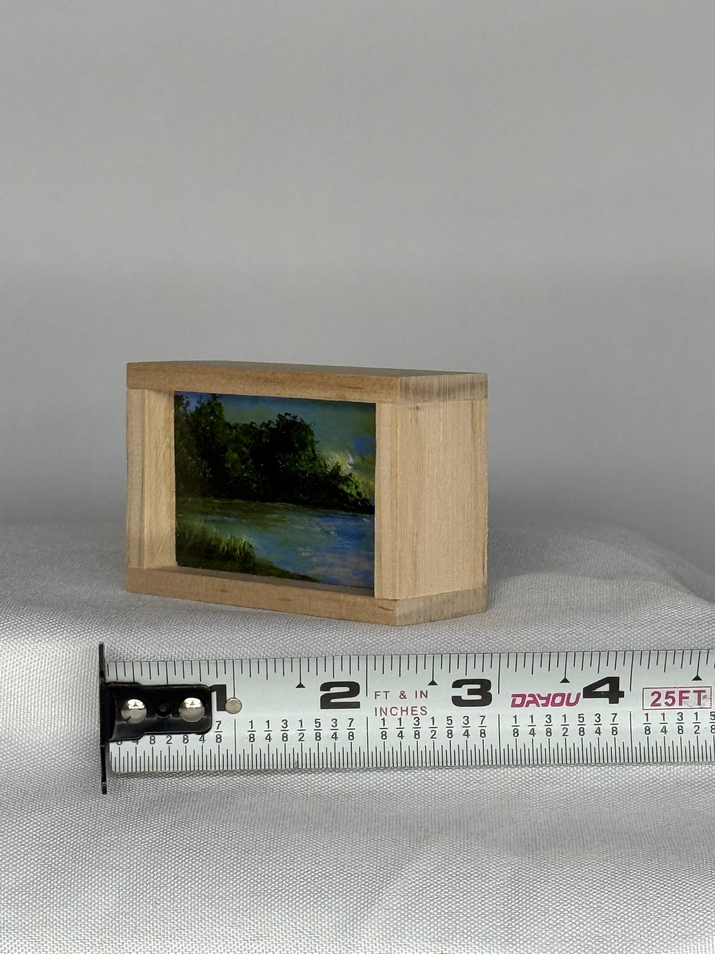 Mini Wood Block Painting #33