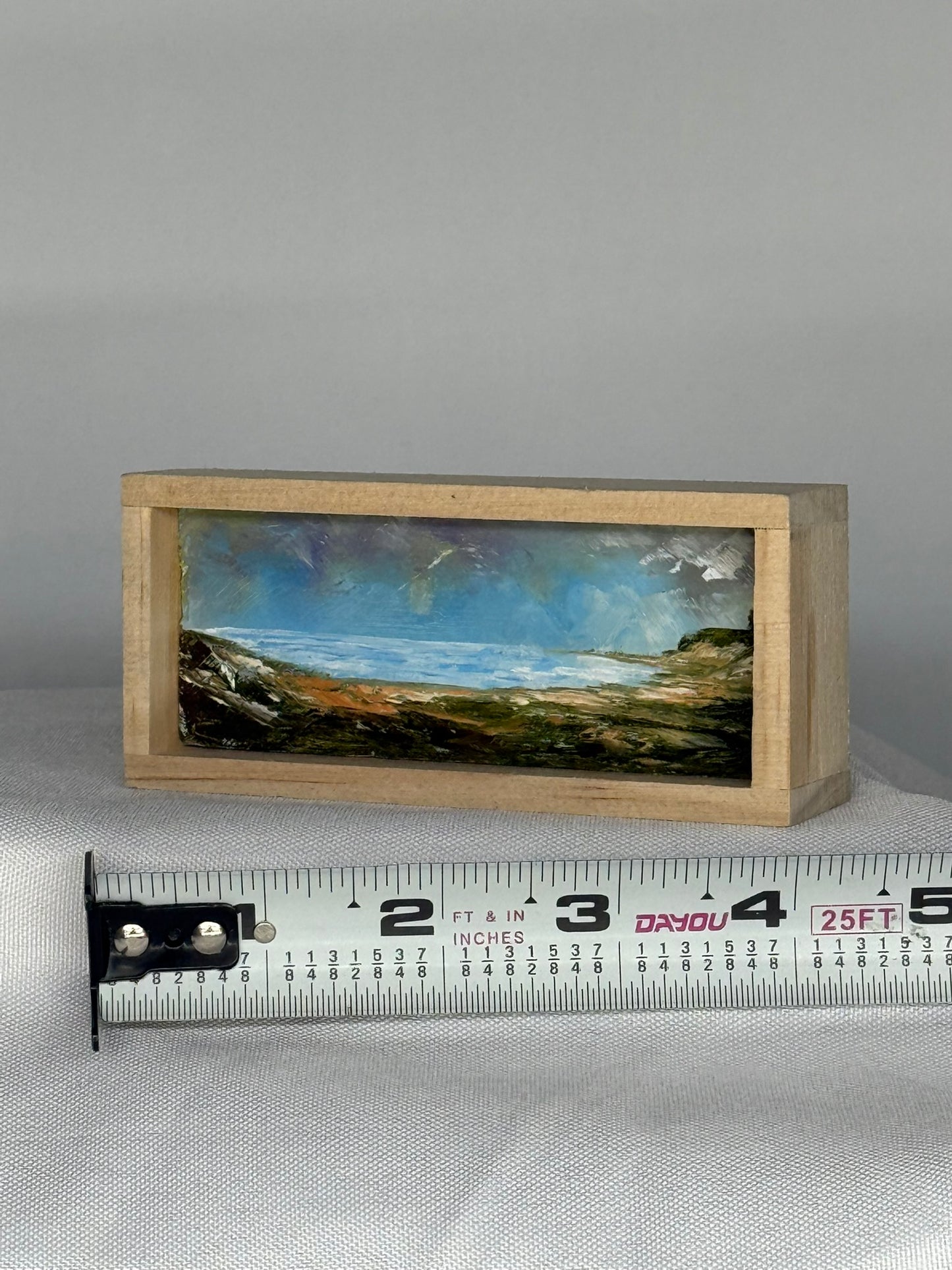 Mini Wood Block Painting #45