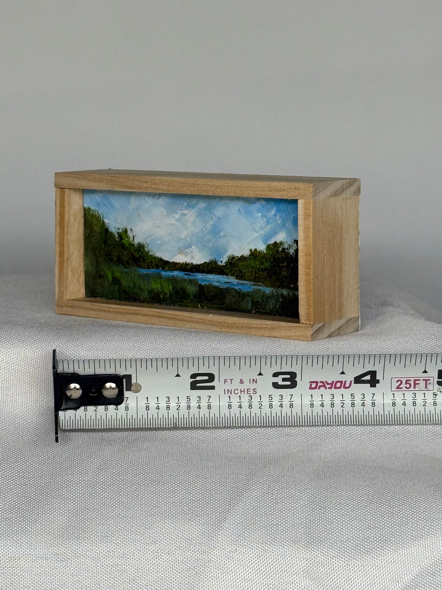 Mini Wood Block Painting #43