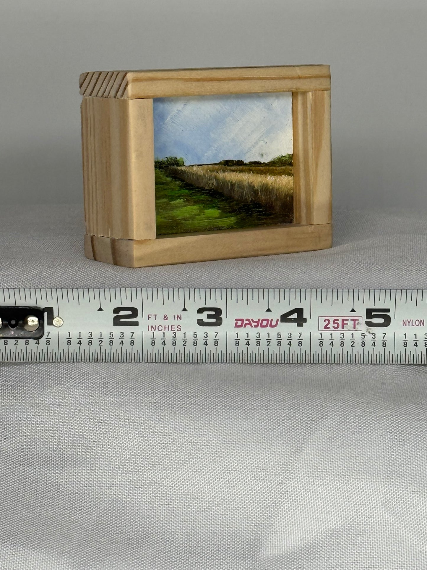 Mini Wood Block Painting #64