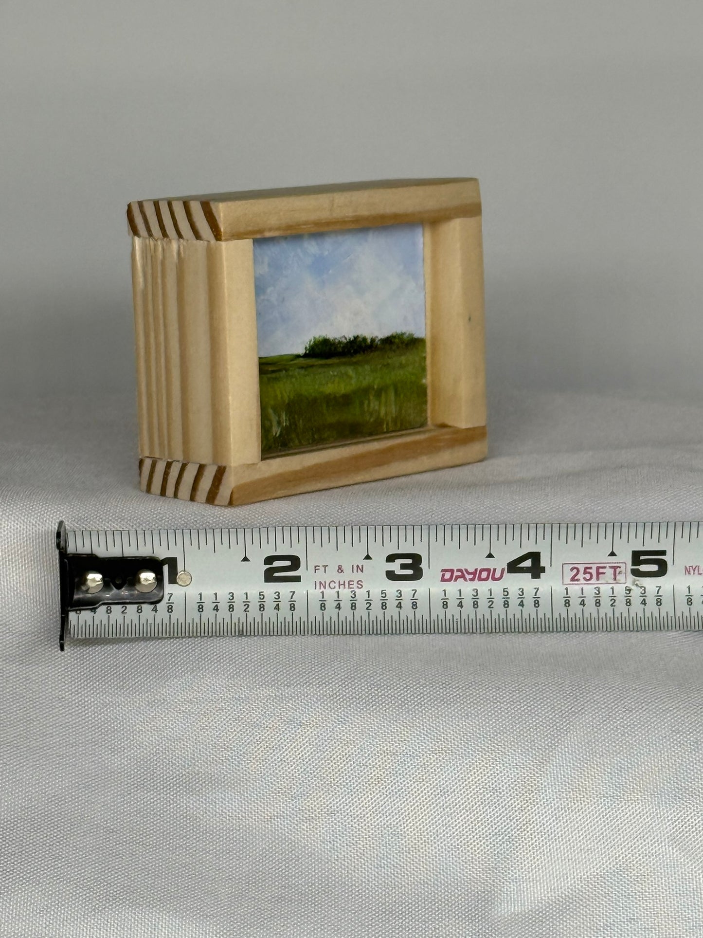 Mini Wood Block Painting #69