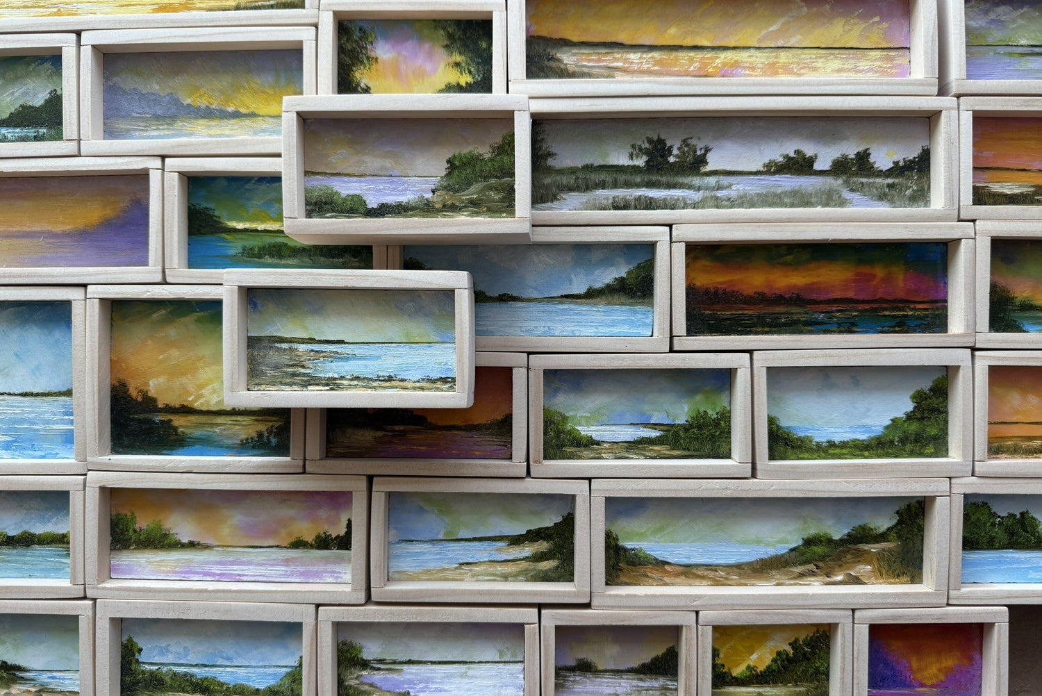 Mini Wood Block Painting