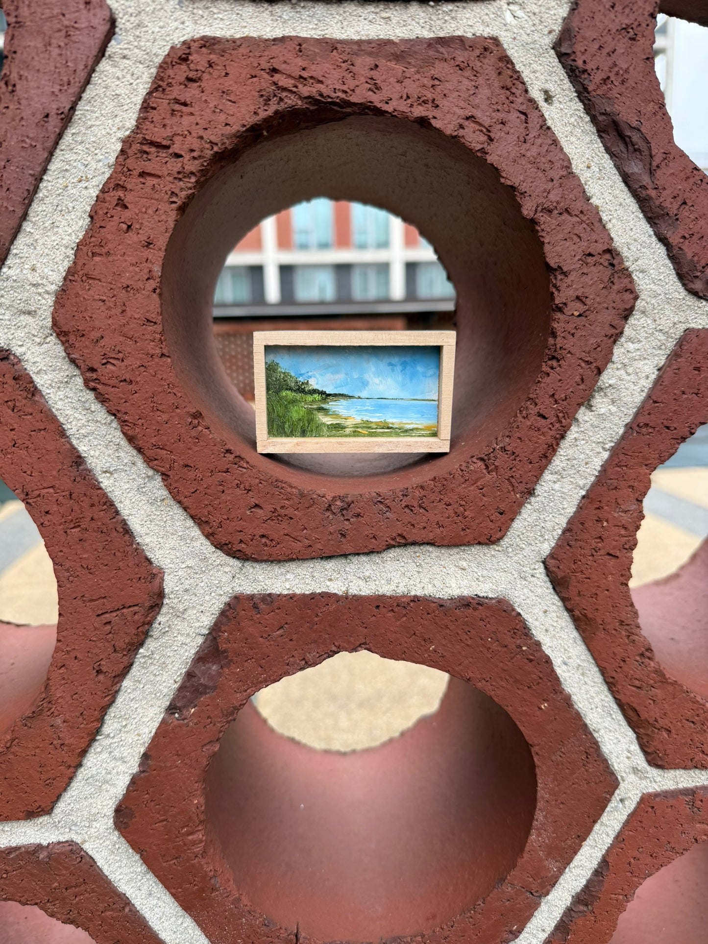 Mini Wood Block Painting #17.