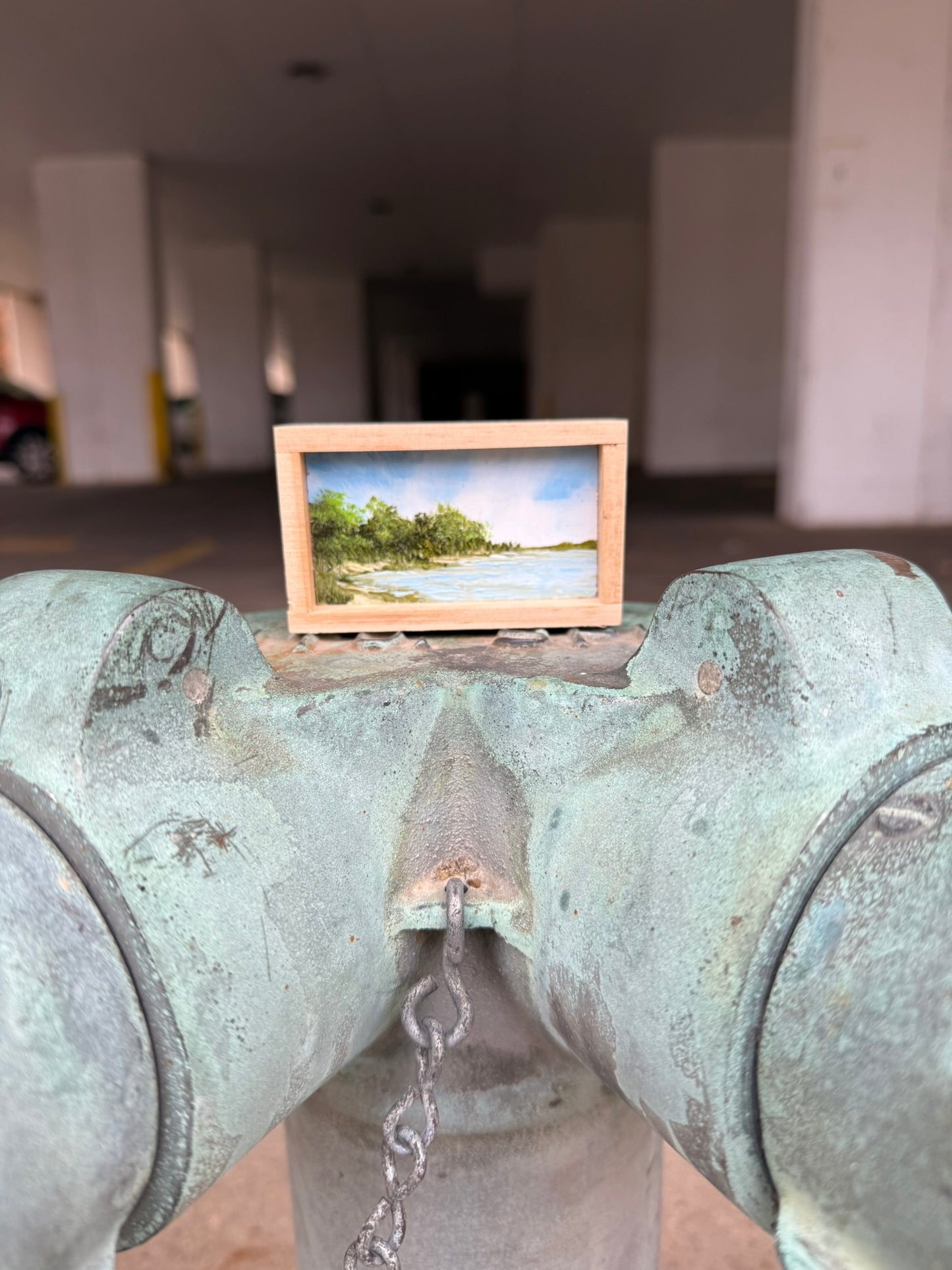 Mini Wood Block Painting #6.