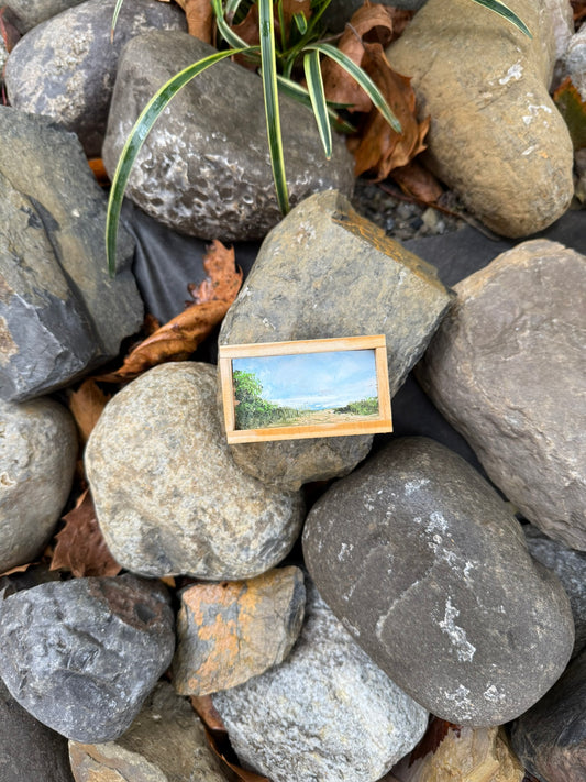 Mini Wood Block Painting #5.