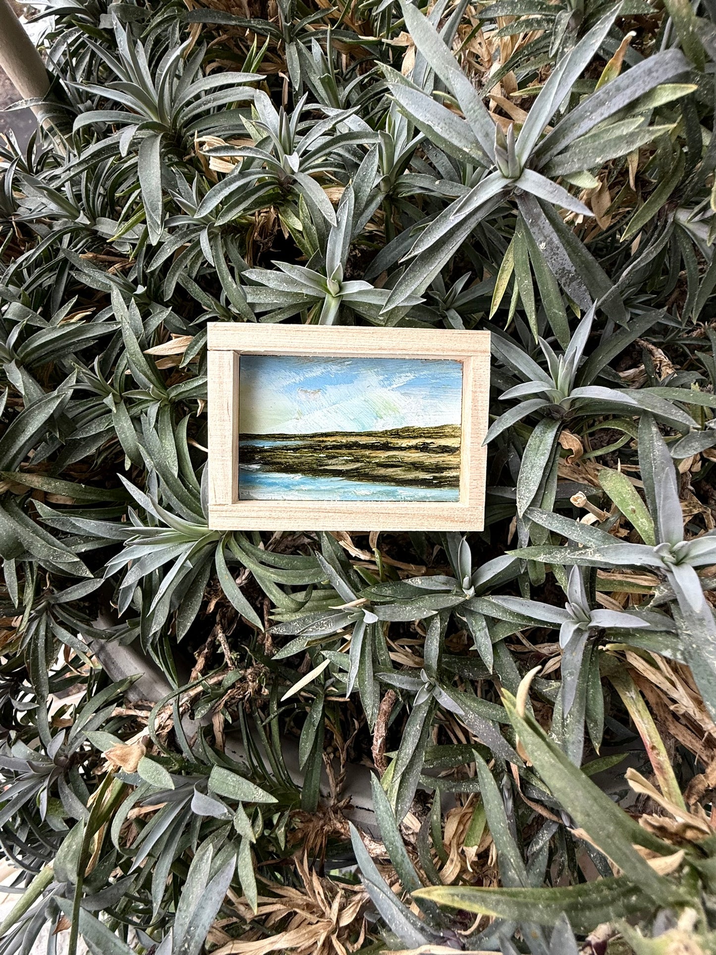 Mini Wood Block Painting #21