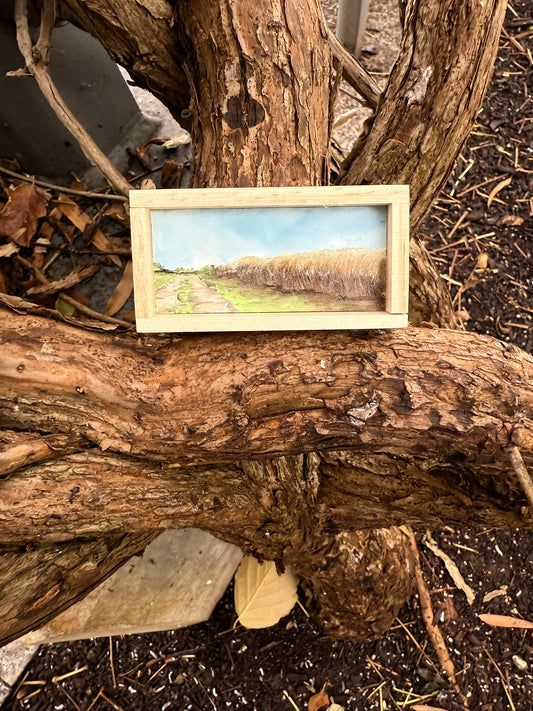 Mini Wood Block Painting #23