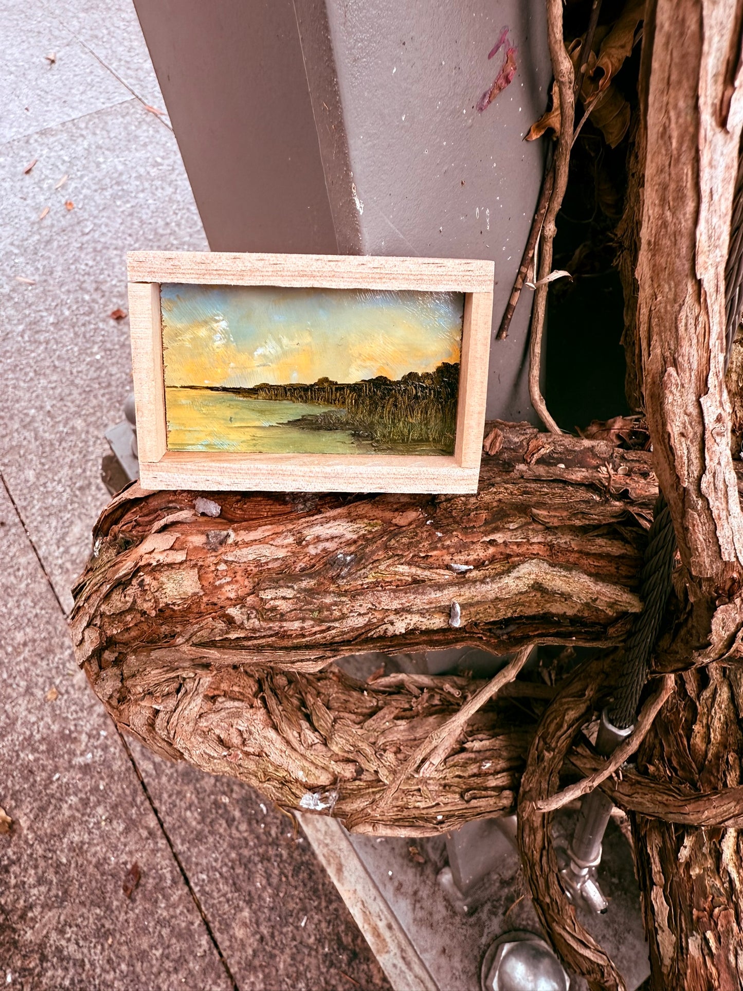 Mini Wood Block Painting #25