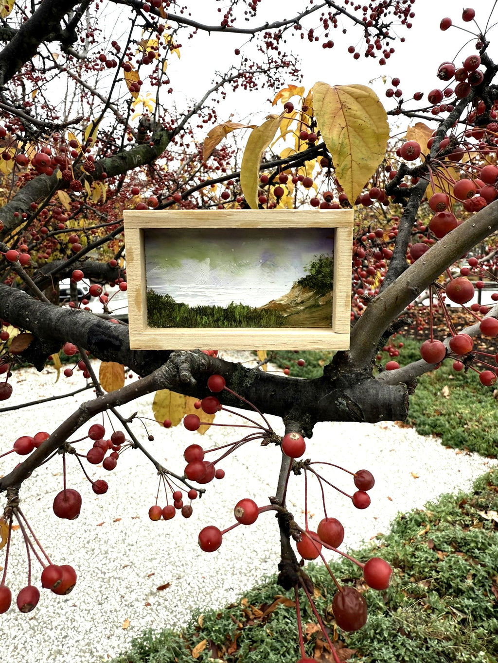 Mini Landscape Painting. Amagansett NY.