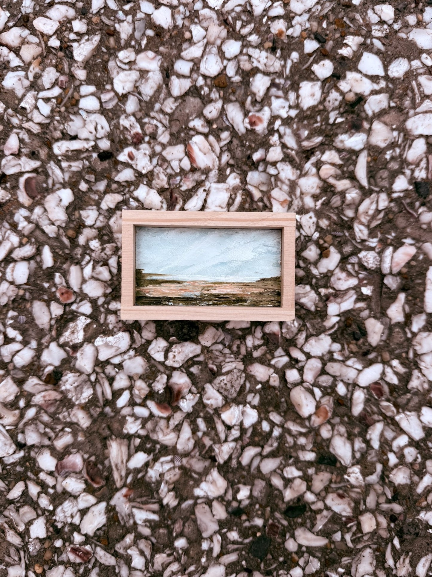 Mini Wood Block Painting #30