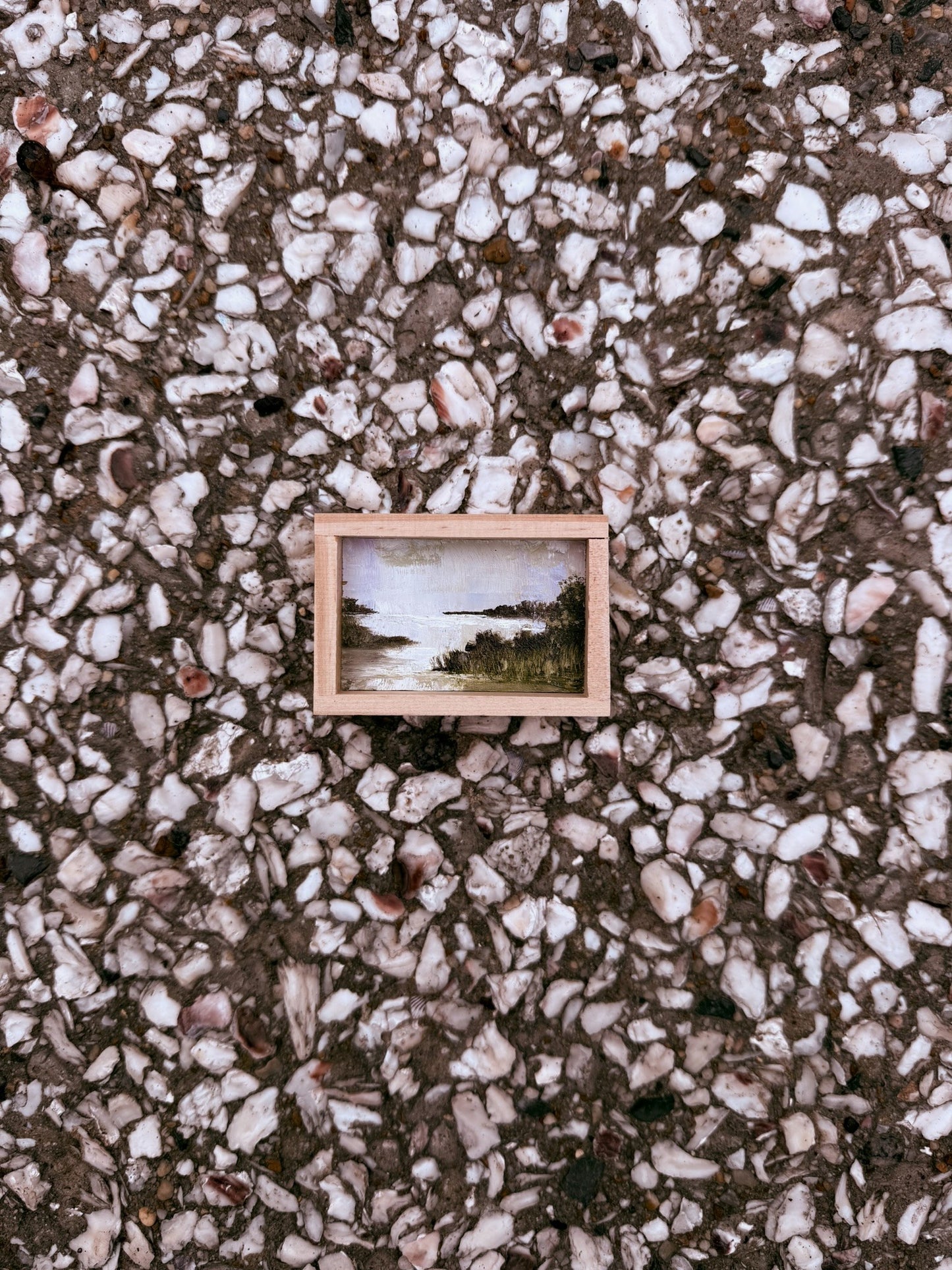 Mini Wood Block Painting #31