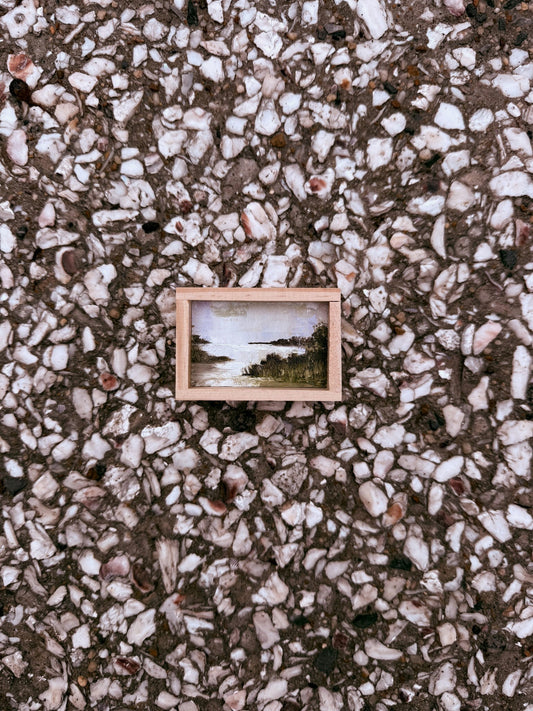 Mini Wood Block Painting #31