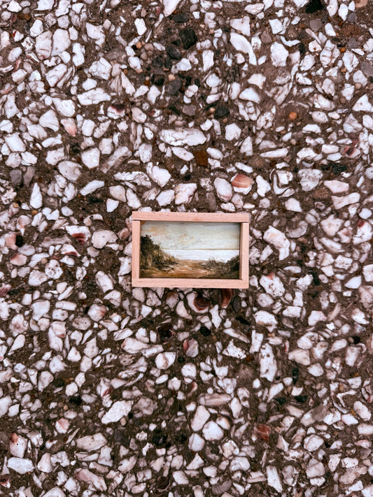 Mini Wood Block Painting #32