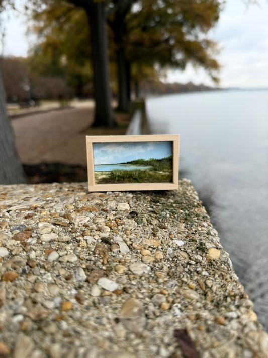Mini Wood Block Painting #38