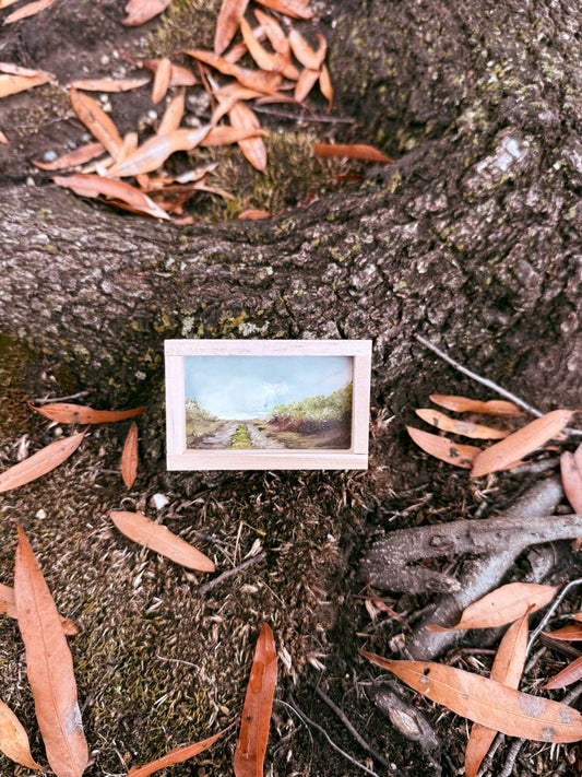 Mini Wood Block Painting #40