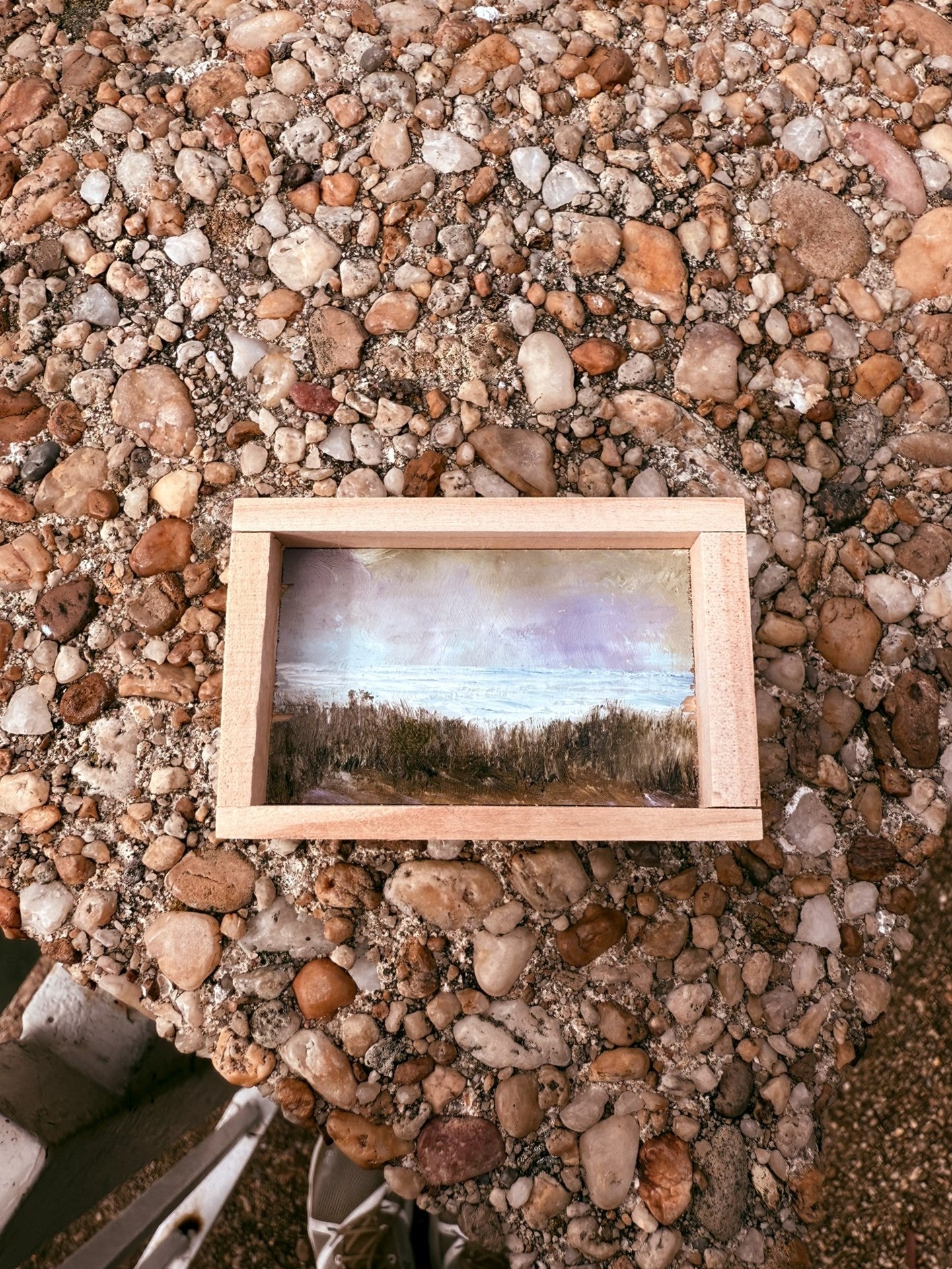 Mini Wood Block Painting #41