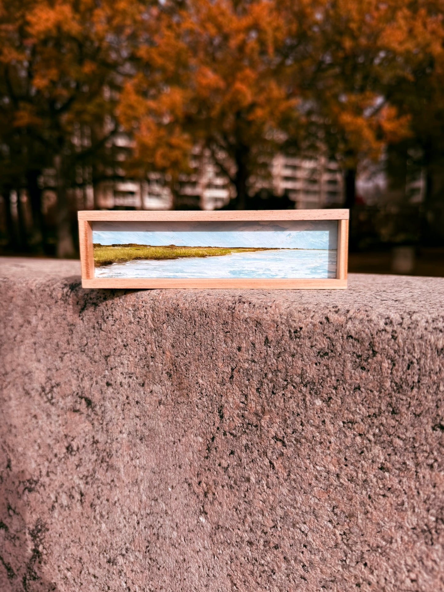 Mini Wood Block Painting #44