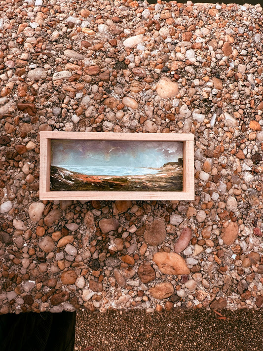 Mini Wood Block Painting #45