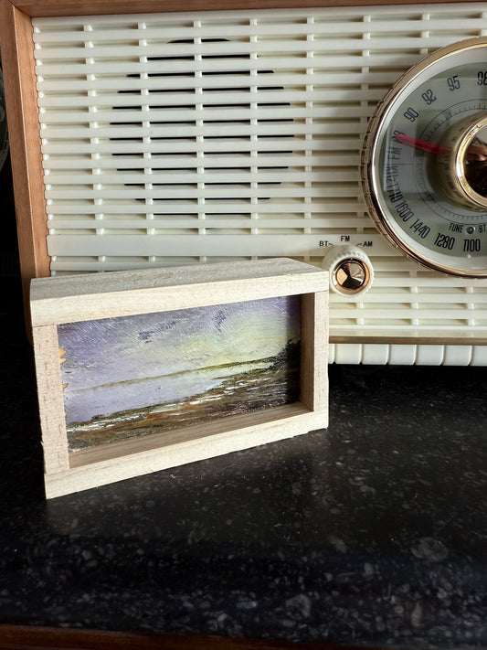 Mini Wood Block Painting #59