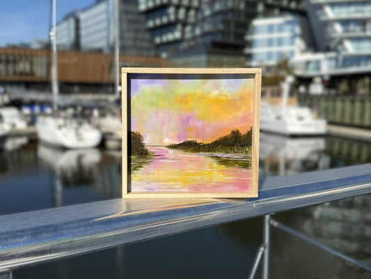 Standard Size Wood Block Painting