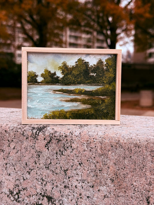 Standard Size Wood Block Painting