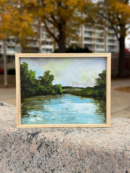 Standard Size Wood Block Painting