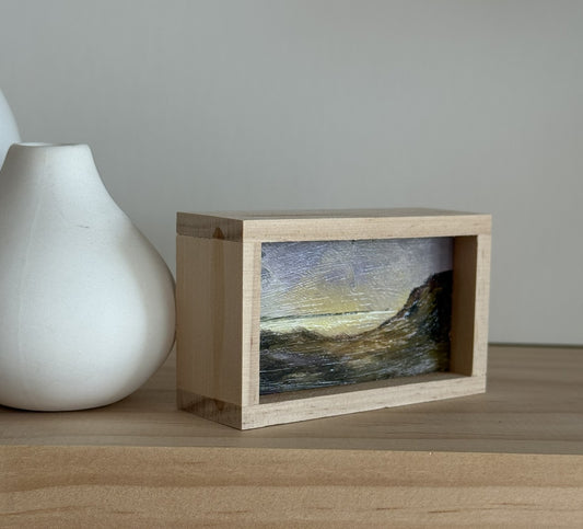 Mini Wood Block Painting #61