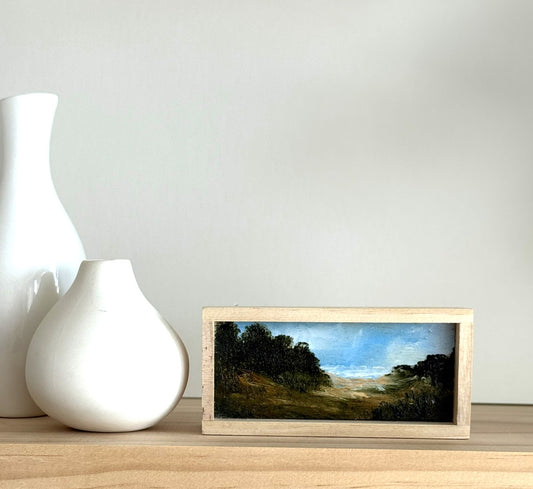 Mini Wood Block Painting #63