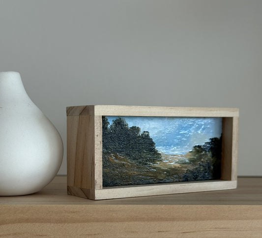 Mini Wood Block Painting #63