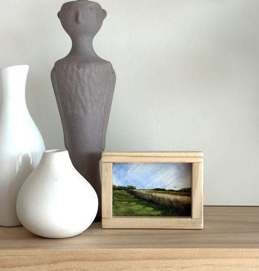 Mini Wood Block Painting #64