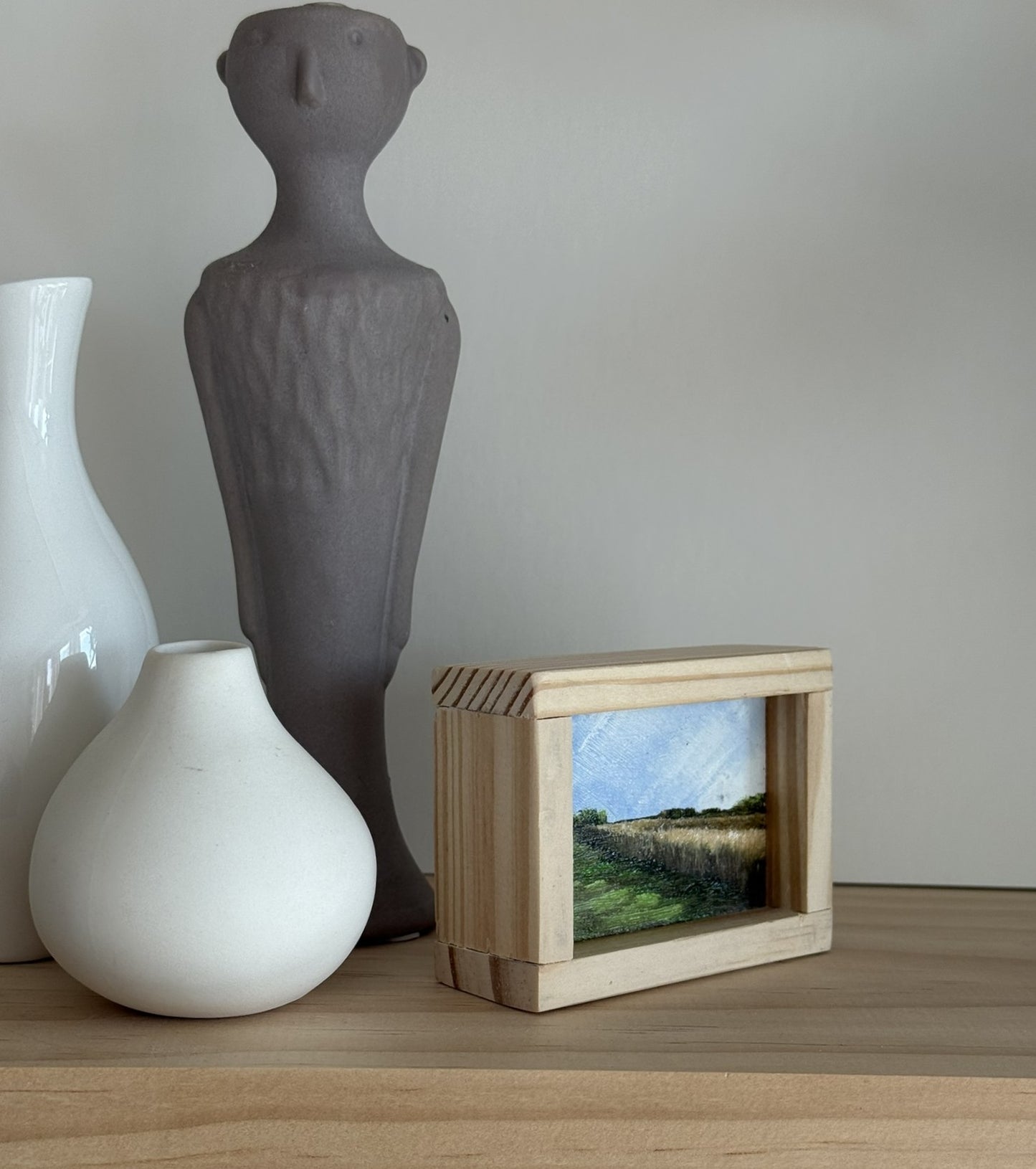 Mini Wood Block Painting #64