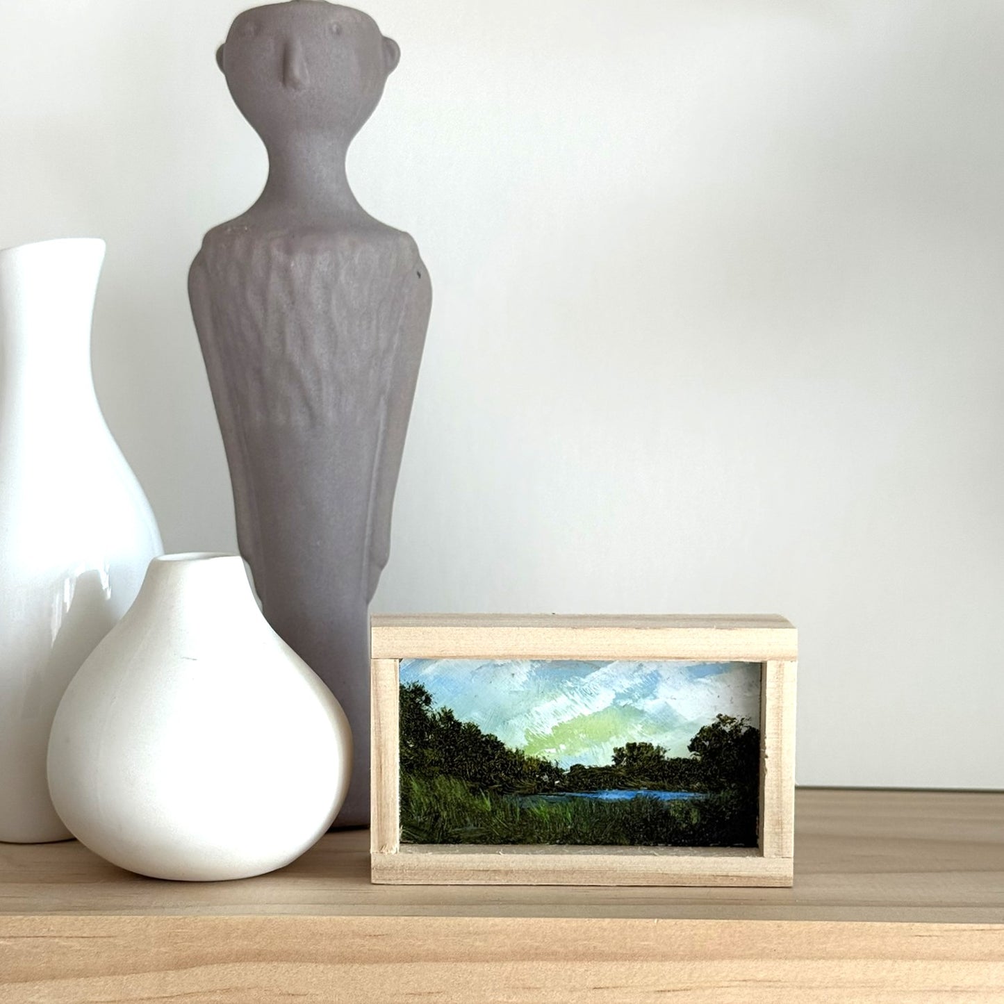 Mini Wood Block Painting #65