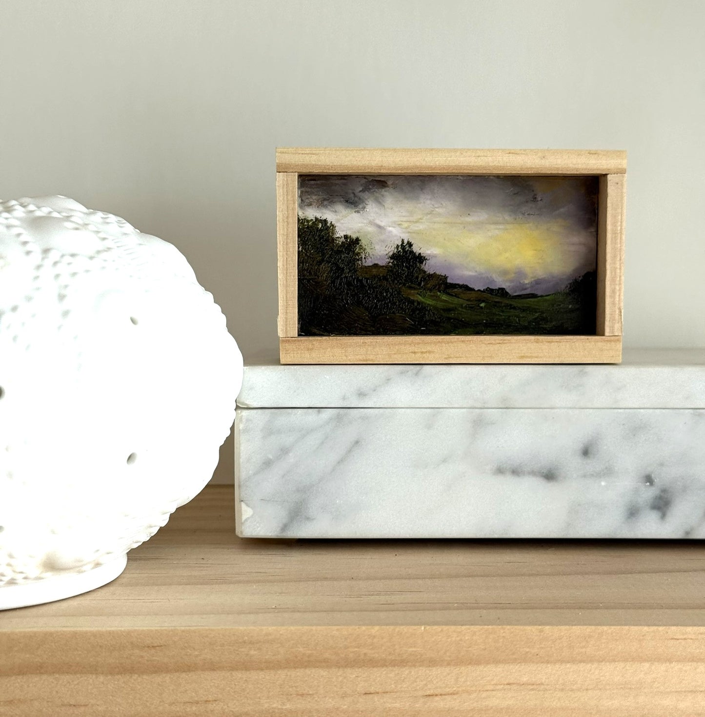 Mini Wood Block Painting #67