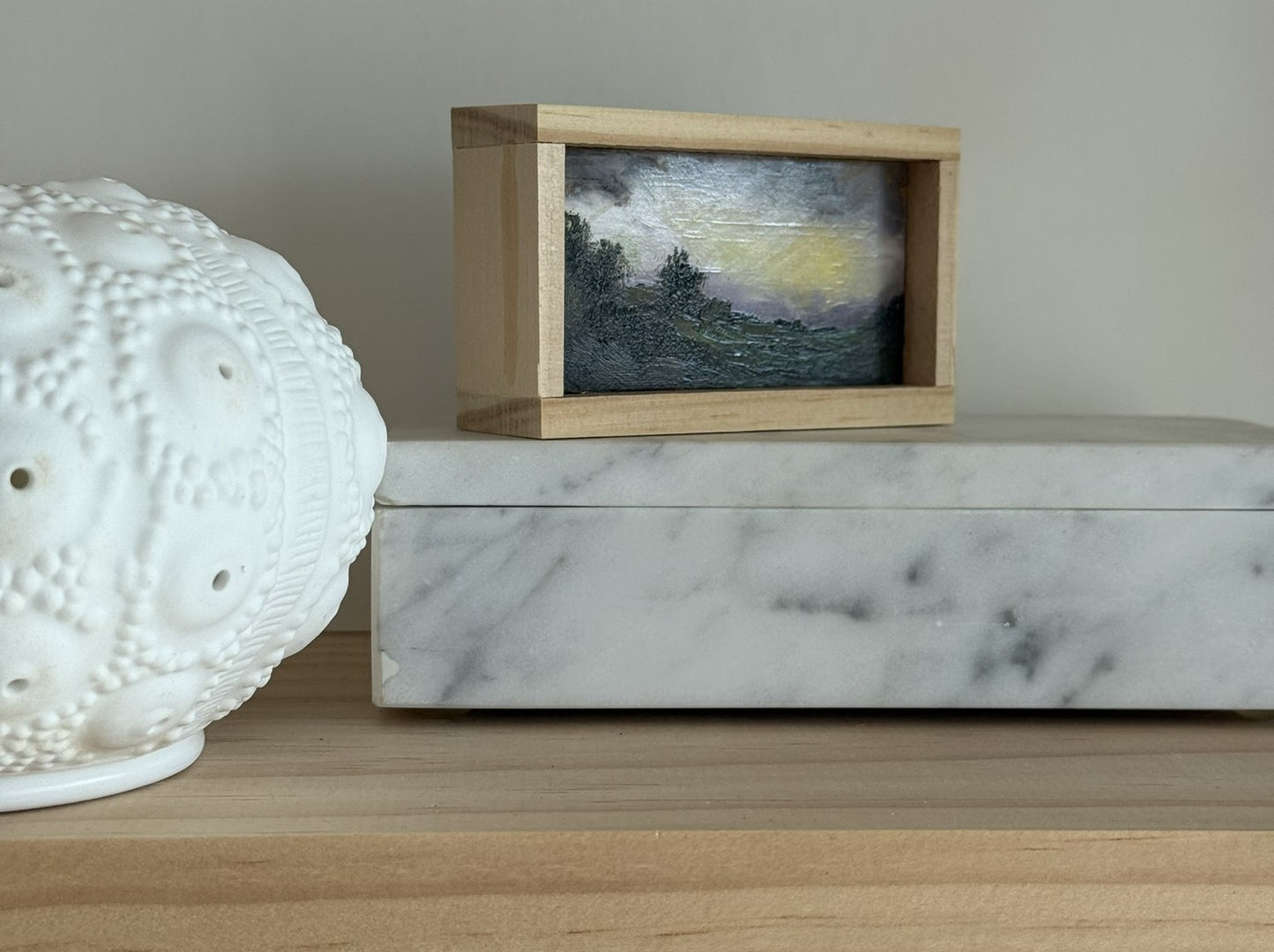 Mini Wood Block Painting #67