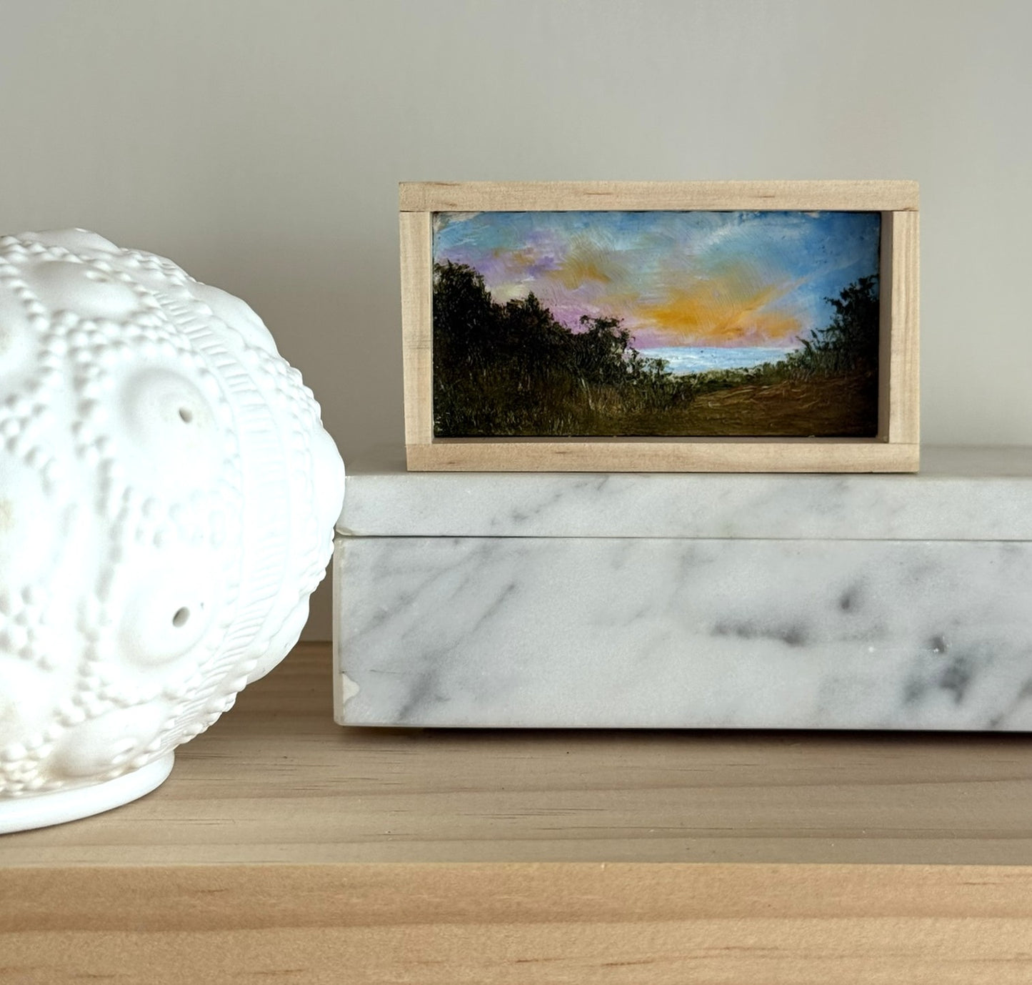 Mini Wood Block Painting #68