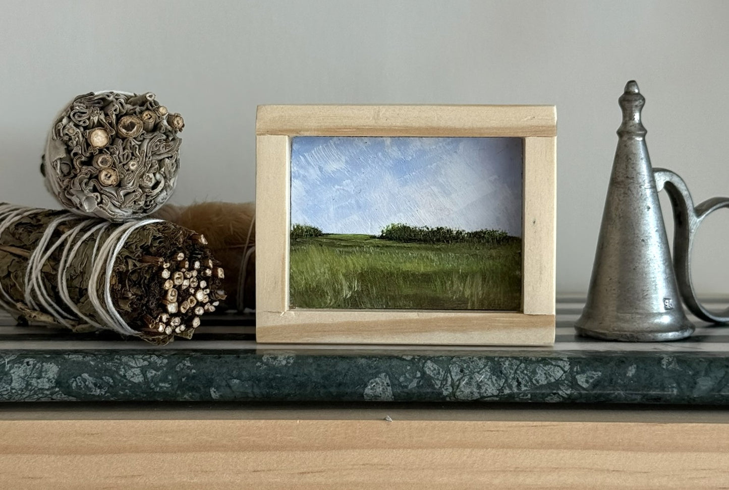 Mini Wood Block Painting #69