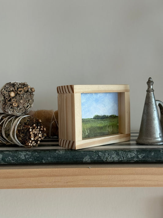 Mini Wood Block Painting #69