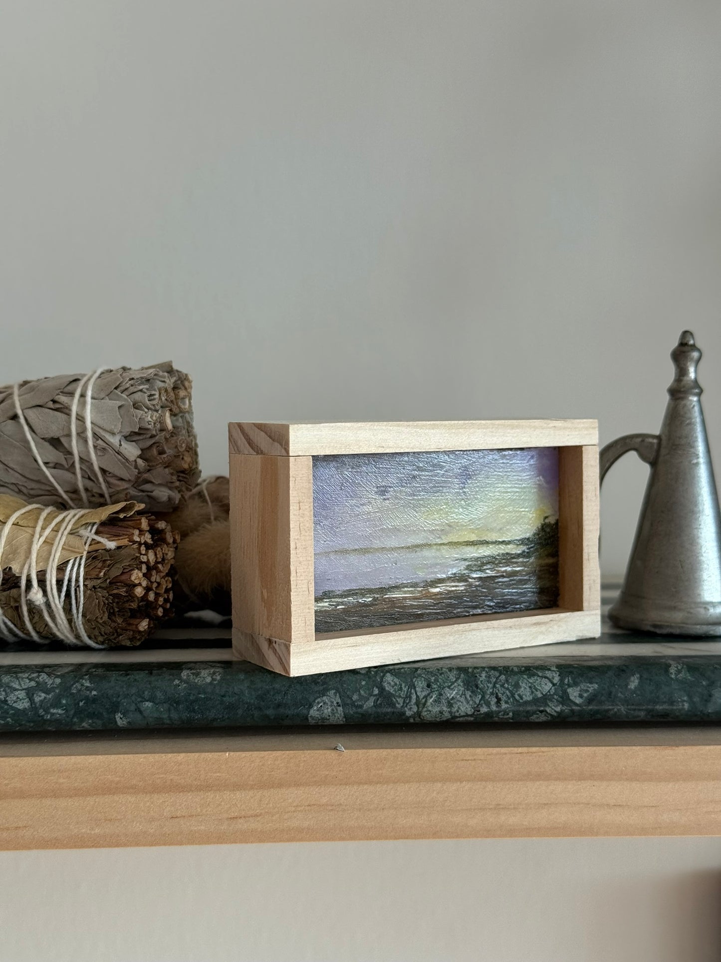 Mini Wood Block Painting #59