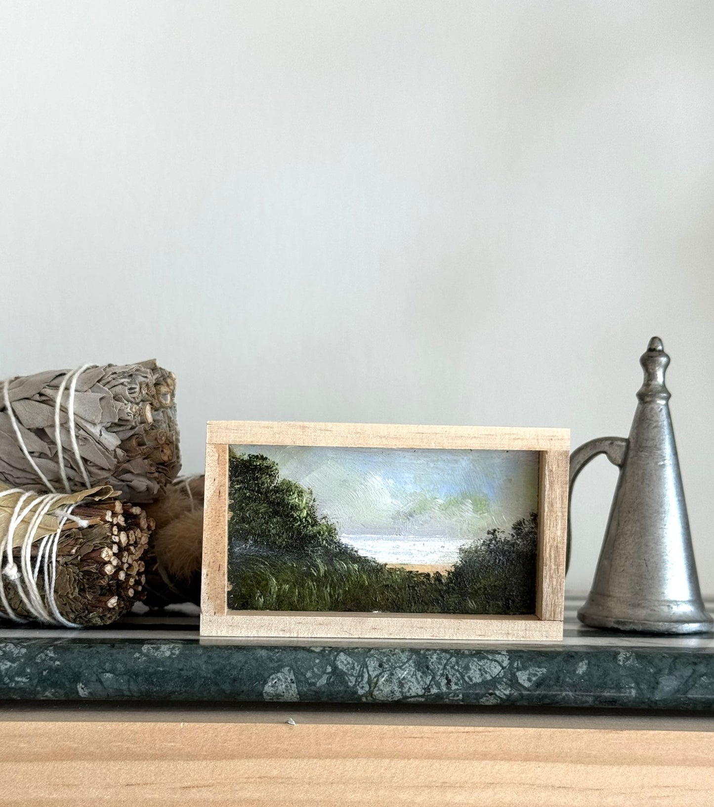 Mini Wood Block Painting #71