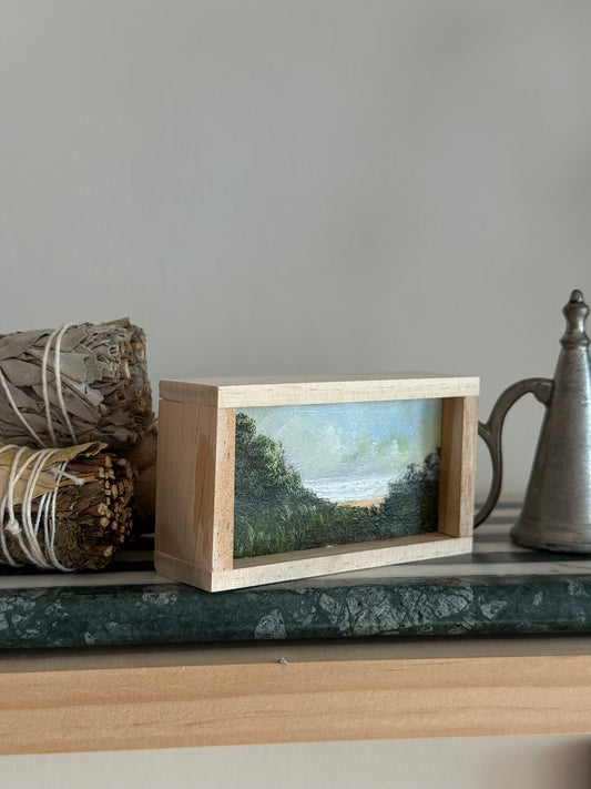 Mini Wood Block Painting #71