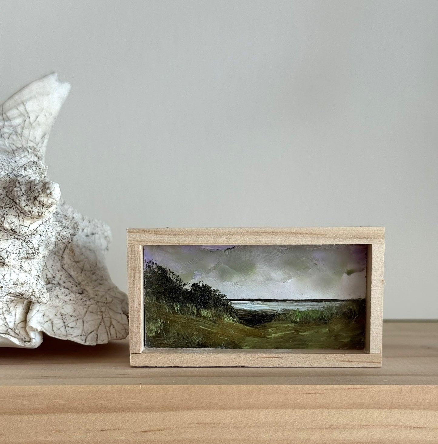 Mini Wood Block Painting #73