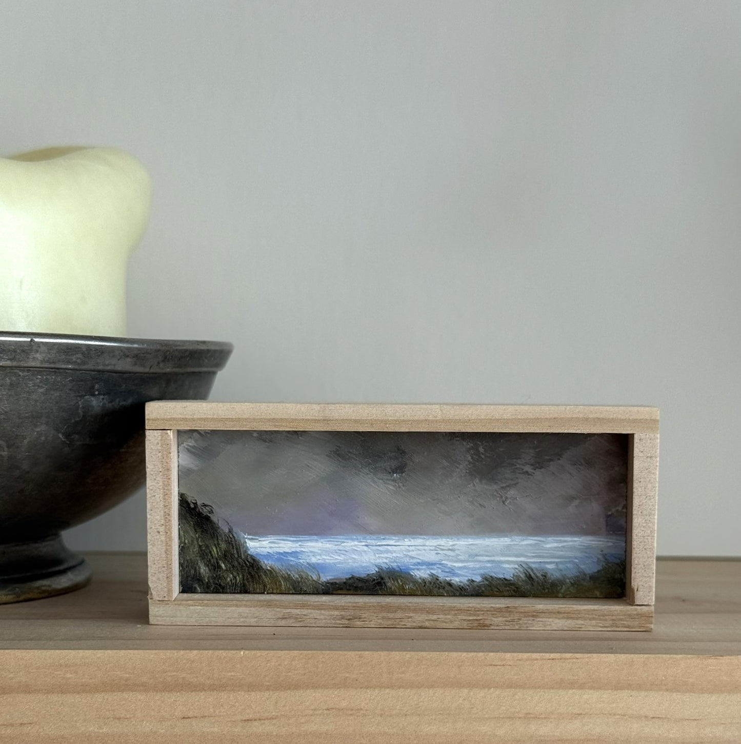 Mini Wood Block Painting #74