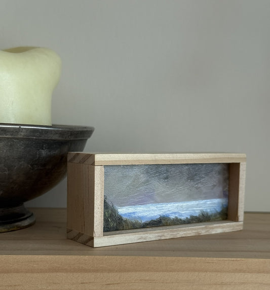 Mini Wood Block Painting #74