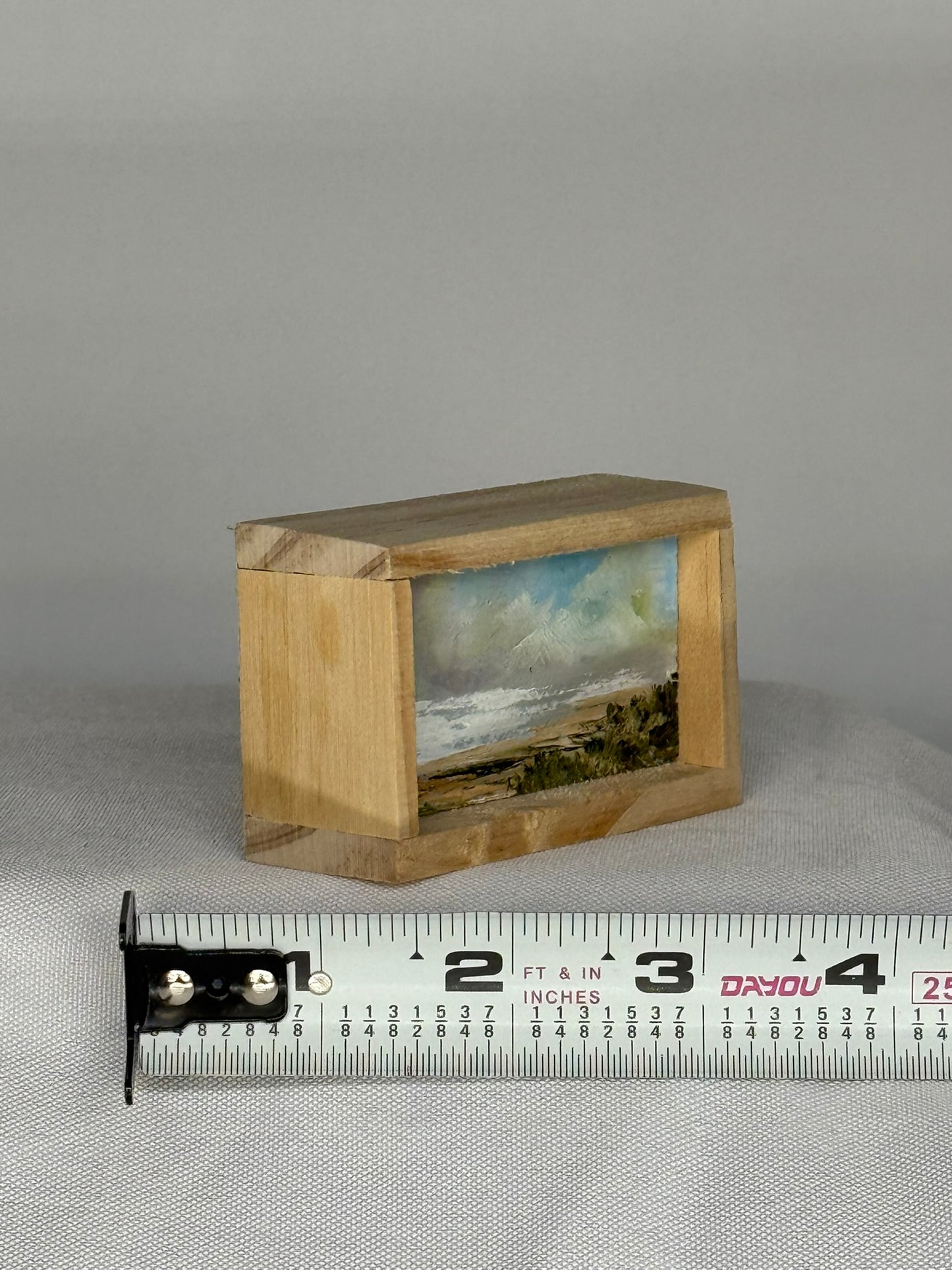 Mini Wood Block Painting #19.