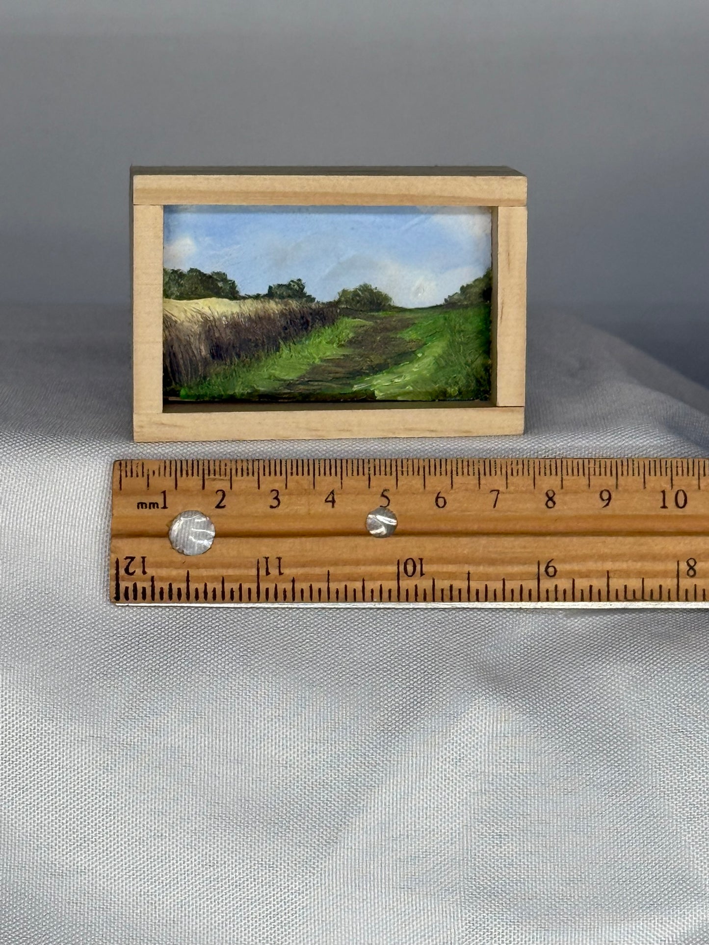 Mini Wood Block Painting #14