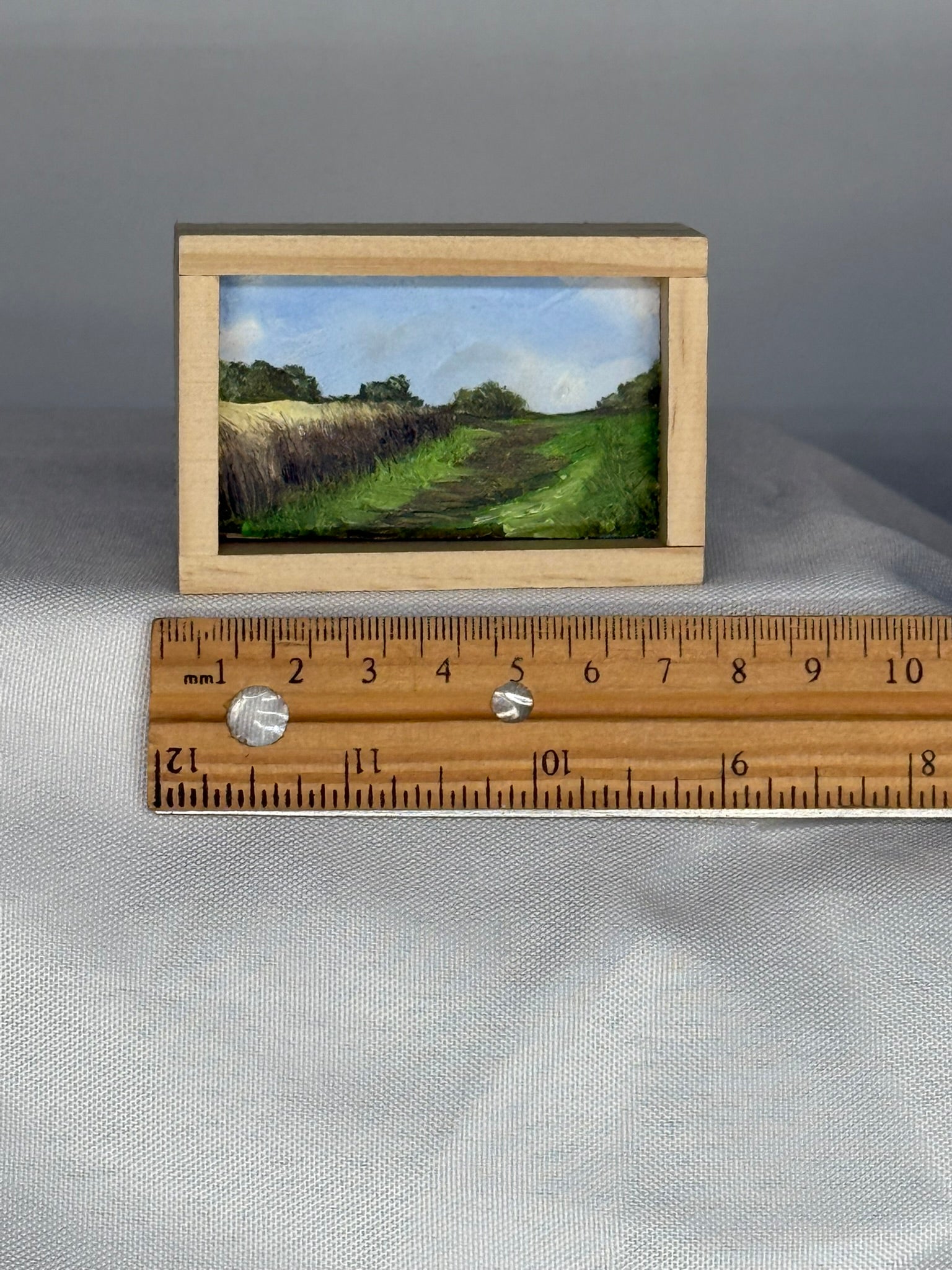 Mini Landscape Painting. Cutchogue NY.